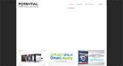 Desktop Screenshot of potentialoman.com